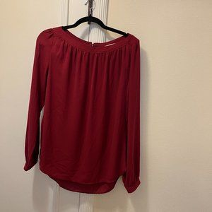 Scoop neck business casual top